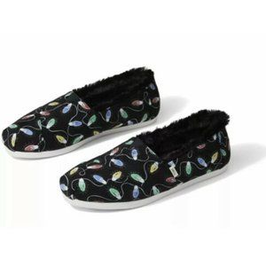 TOMS Black Glow In Dark Women Shoe Size 7.5